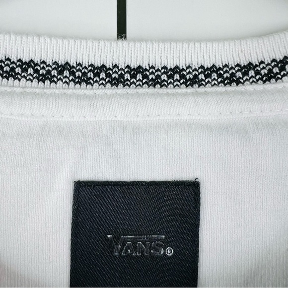 Vans White Rainbow Pride Knit Crew Checkerboard LGBT Limited Edition Shirt - Picture 9 of 10